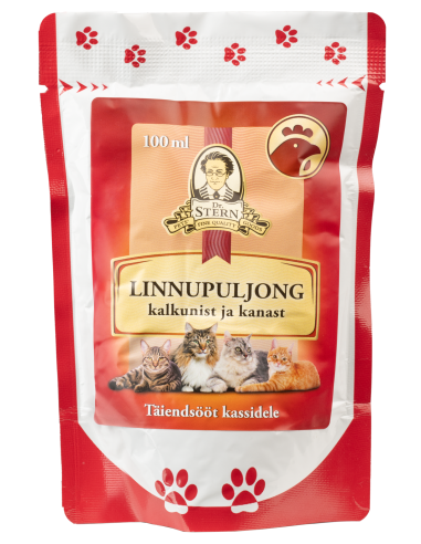 Dr.Stern linnulihapuljong kassile 100ml