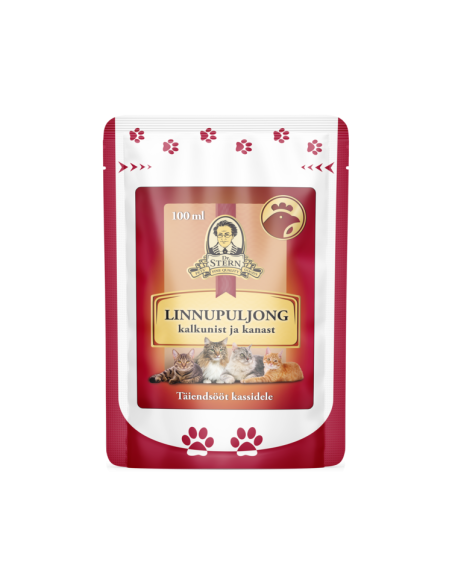 Dr.Stern linnulihapuljong kassile 100ml