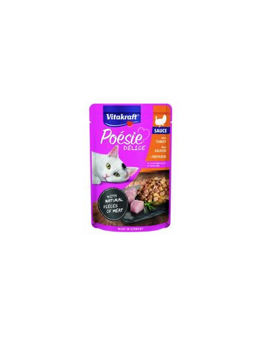 KAST 23 tk! Vitakraft Poesie Delice kassieine kalkun kastmes 85g